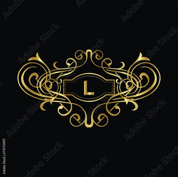 Obraz Creative Initial letter L logo design with modern business vector template. Creative isolated L monogram logo design