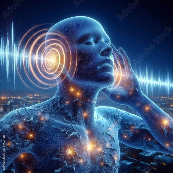 Fototapeta visualization of human mind