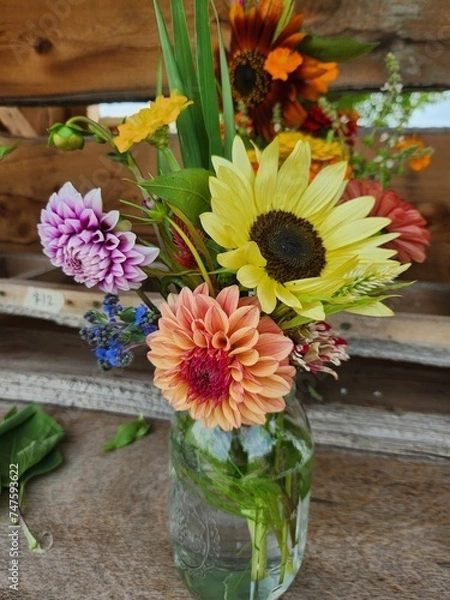 Obraz bouquet of flowers in a vase