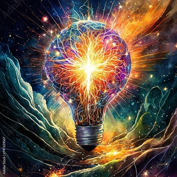 Fototapeta 天才の閃き