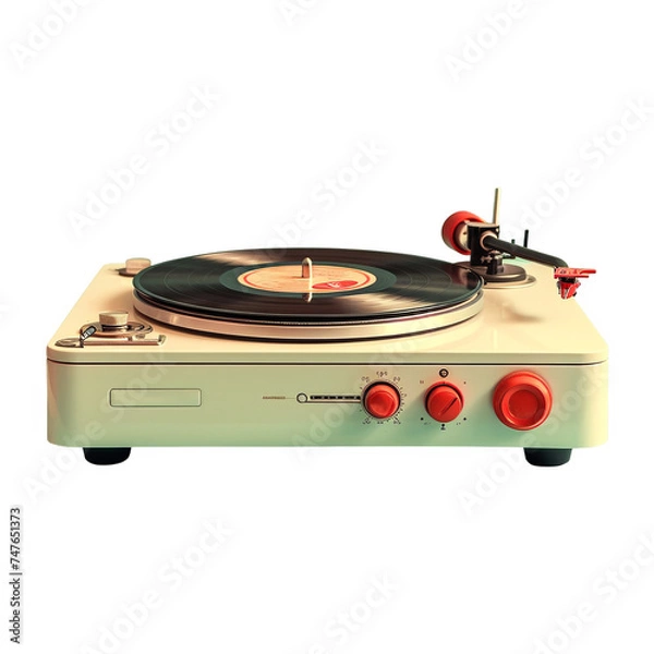 Fototapeta Turntable With Record Player