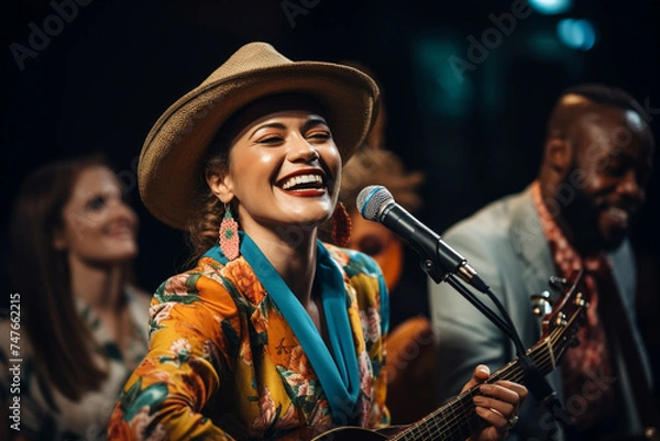 Fototapeta A fundraising gala showcasing local artists and performers, with proceeds going towards supporting grassroots organizations and social justice initiatives.