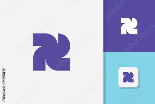 Obraz letter r logo design vector template