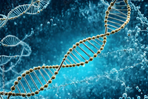 Fototapeta structure of a molecule