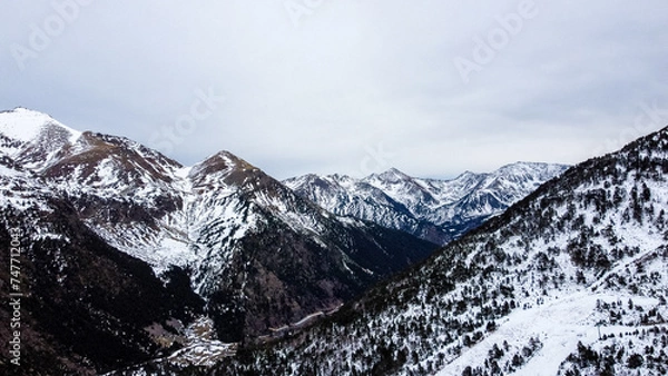 Obraz snow covered mountains