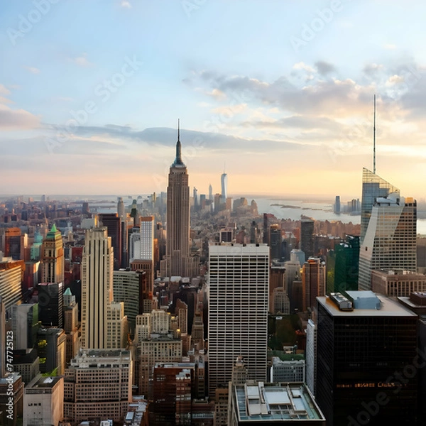 Fototapeta New modern apartment building exterior