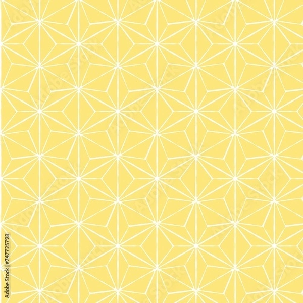 Fototapeta 美しい和柄の背景素材。Beautiful Japanese pattern background material.