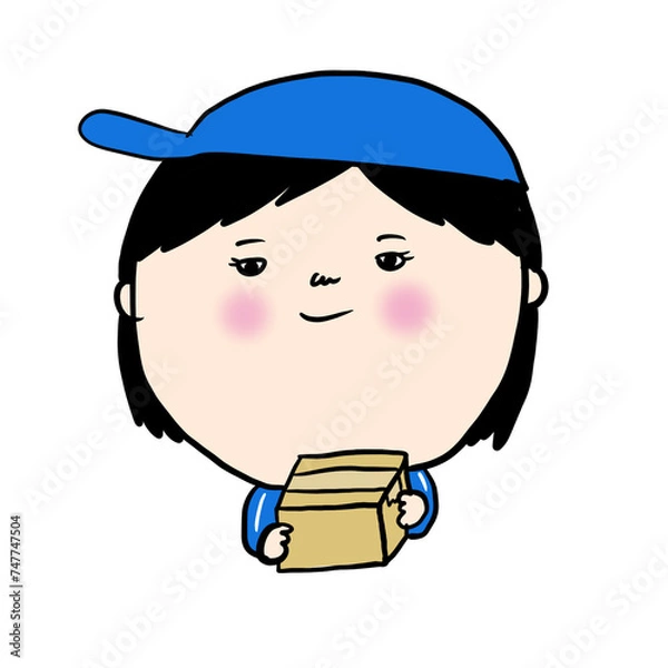 Obraz 荷物を運ぶスタッフ