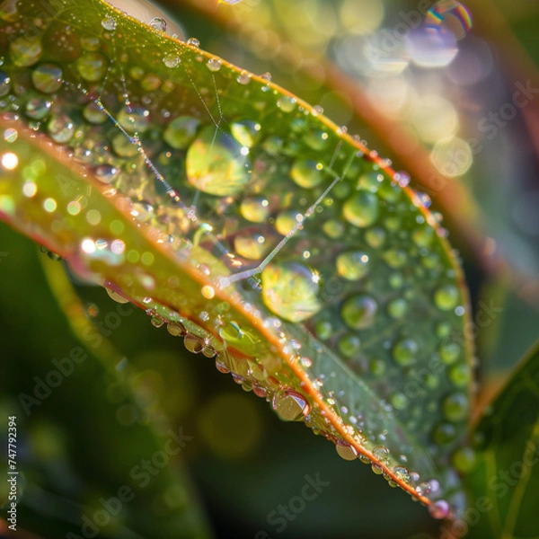 Fototapeta The Hidden World Under a Leaf
