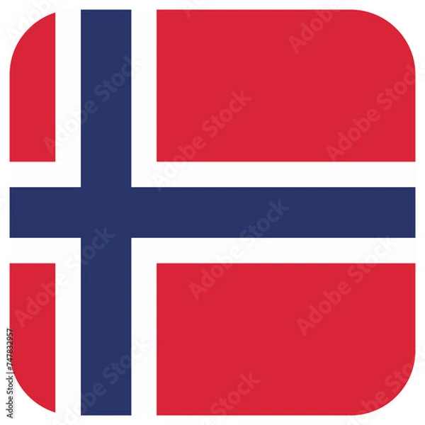 Fototapeta norway national flag