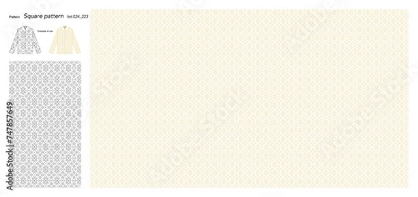 Fototapeta Wallpaper Square pattern 