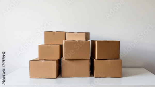 Obraz 沢山のダンボール
