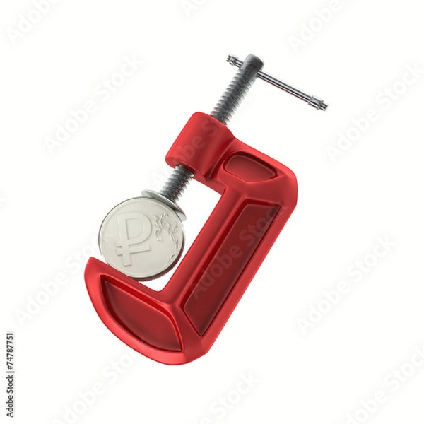 Obraz Rubel pod presją.