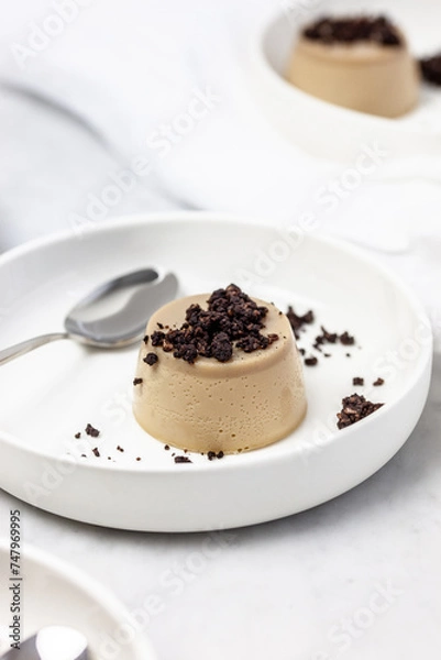Obraz Coffee panna cotta