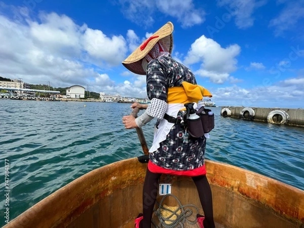 Obraz 女船頭さん