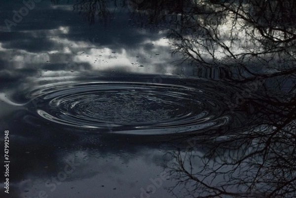 Obraz ripple in water