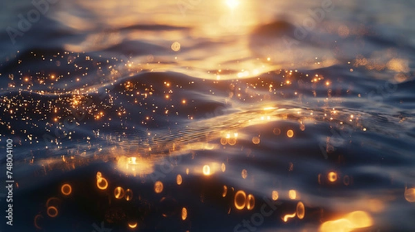 Obraz 光とゆらめく水面