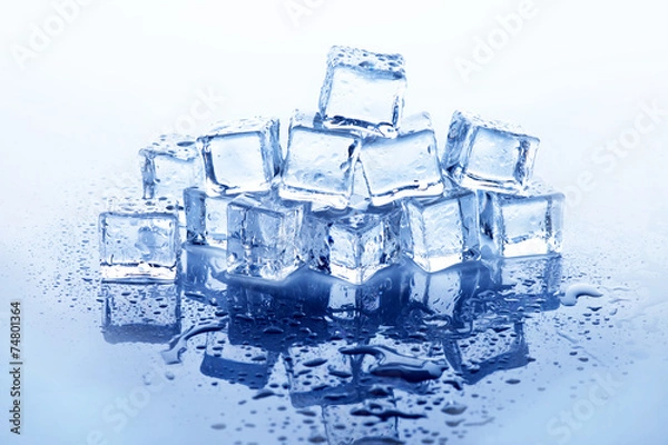 Obraz Melting ice cubes