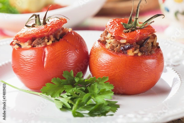 Fototapeta Stuffed tomato