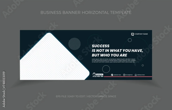 Obraz business banner horizontal