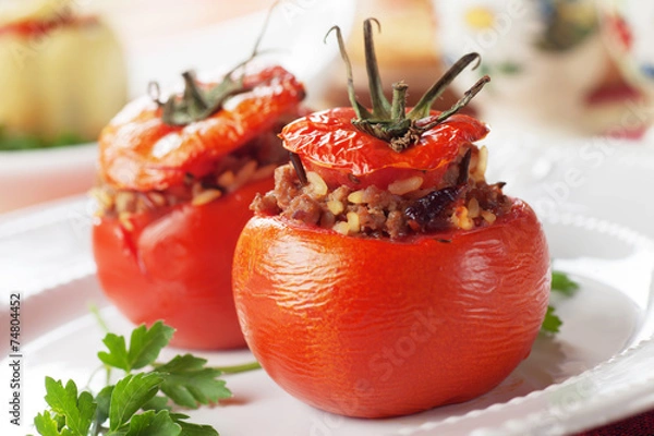Fototapeta Stuffed tomatoes