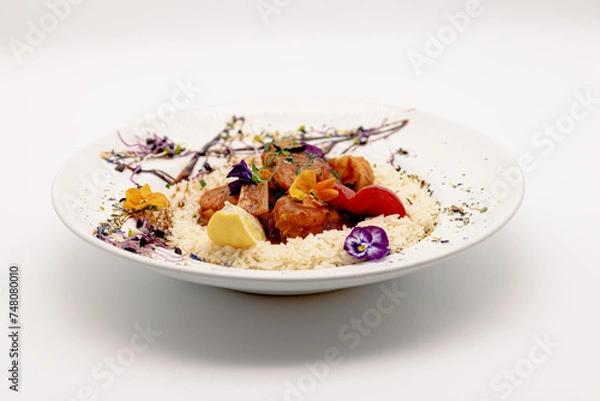 Obraz Teller mit Garnelen