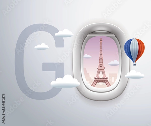 Obraz Eiffel Tower, Travel, Paris