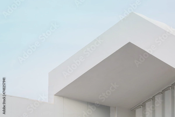 Obraz Abstract modern architecture. Detail of a contemporary building facade.
