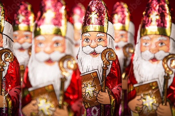 Obraz Sinterklaas . Dutch chocolate figure