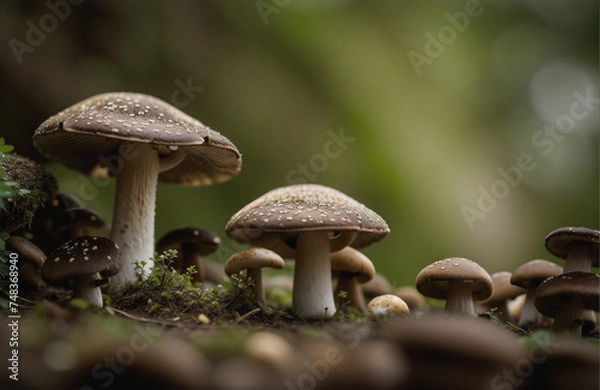 Fototapeta mushroom in the forest