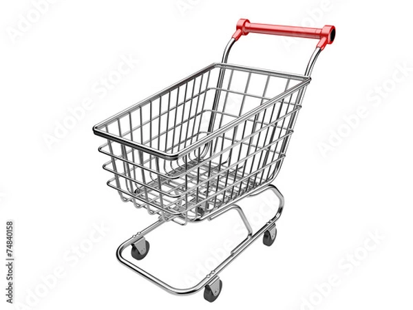 Fototapeta Shopping cart