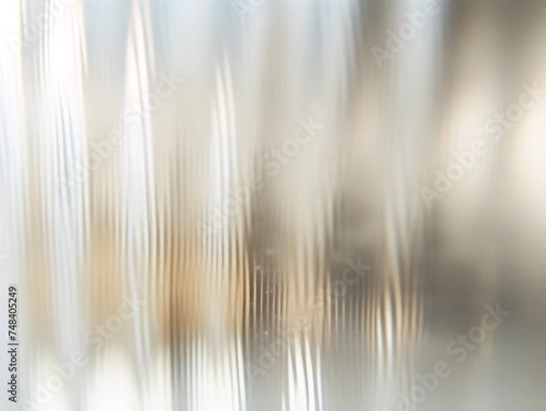 Fototapeta 曇りガラスの織りなす静謐なパターン背景