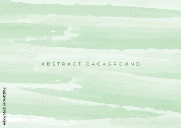 Fototapeta abstract green watercolor background design