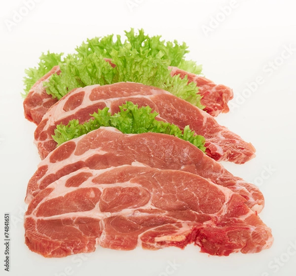 Obraz Nackenkotelett Schwein Fleisch