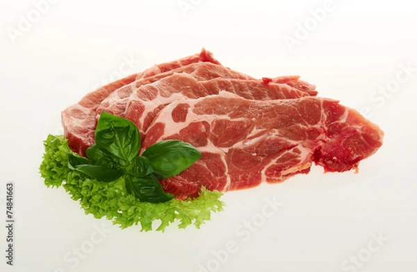 Obraz Nackenkotelett Schwein Fleisch