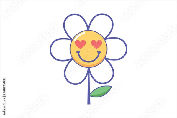 Obraz Decor Smile Face Sticker Design