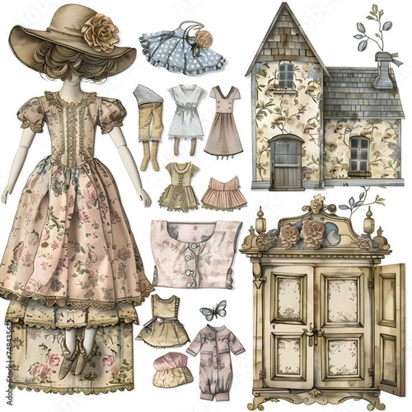 Obraz the girl in a dress