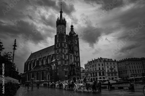 Fototapeta Kościół Mariacki w Krakowie 