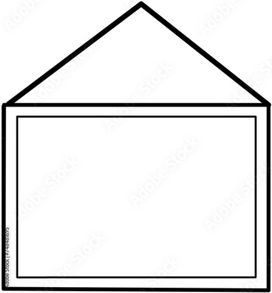 Fototapeta blackboard, back to school, outline