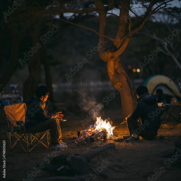 Fototapeta キャンプ