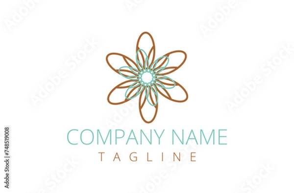 Fototapeta Abstract  logo, elements, shapes and symbols, Vector shapes