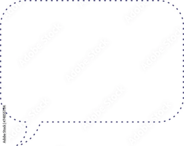 Obraz Vector illustration. Cartoon color messages. Dialog, chat speech bubble. Business icon. Message