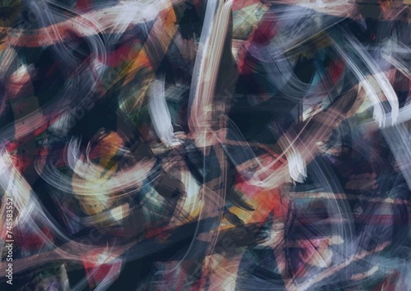 Obraz various abstract floors textile design