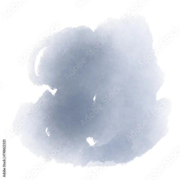 Obraz Cool grey watercolour splash