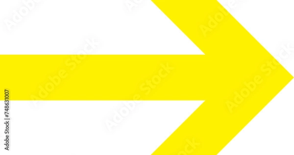 Obraz 黄色い矢印