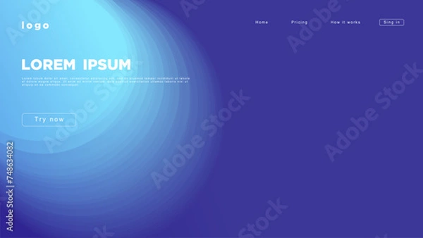 Fototapeta Abstract gradient colorful background for website background, banners, etc.