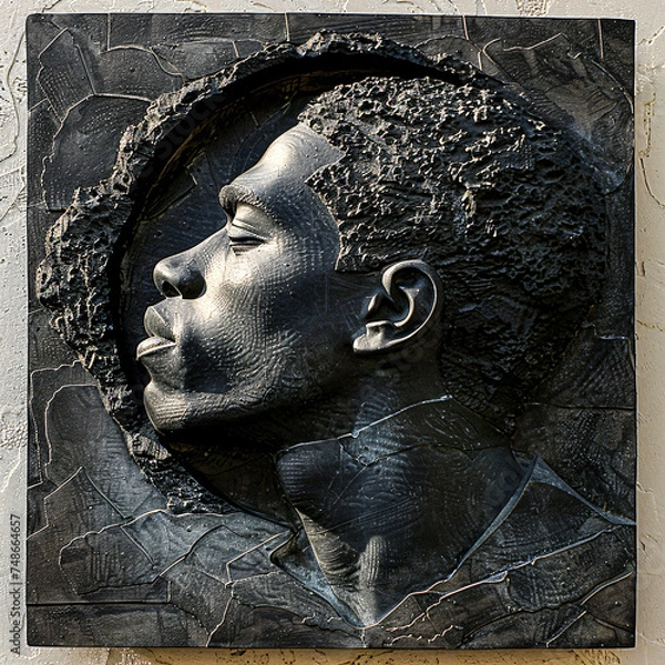 Obraz strong black African 