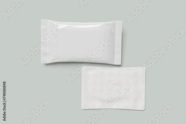 Obraz Wet Wipes Mockup