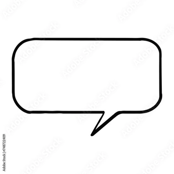 Obraz Vector Comics Book Speech Bubble Cloud Cartoon Style 