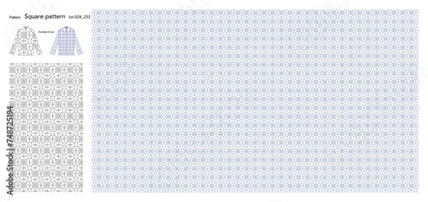 Fototapeta Wallpaper Square pattern 